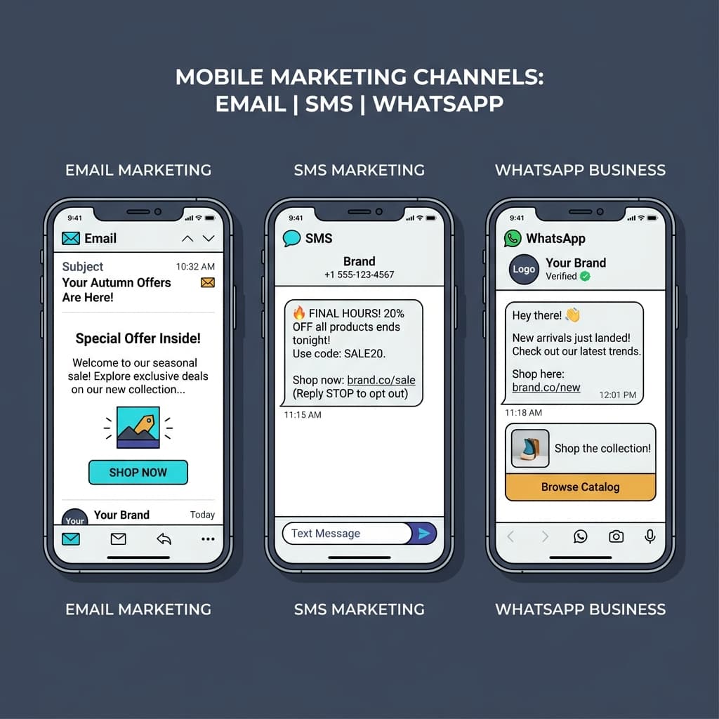 DremaEngage OmniChannel messaging 2D vector graphic