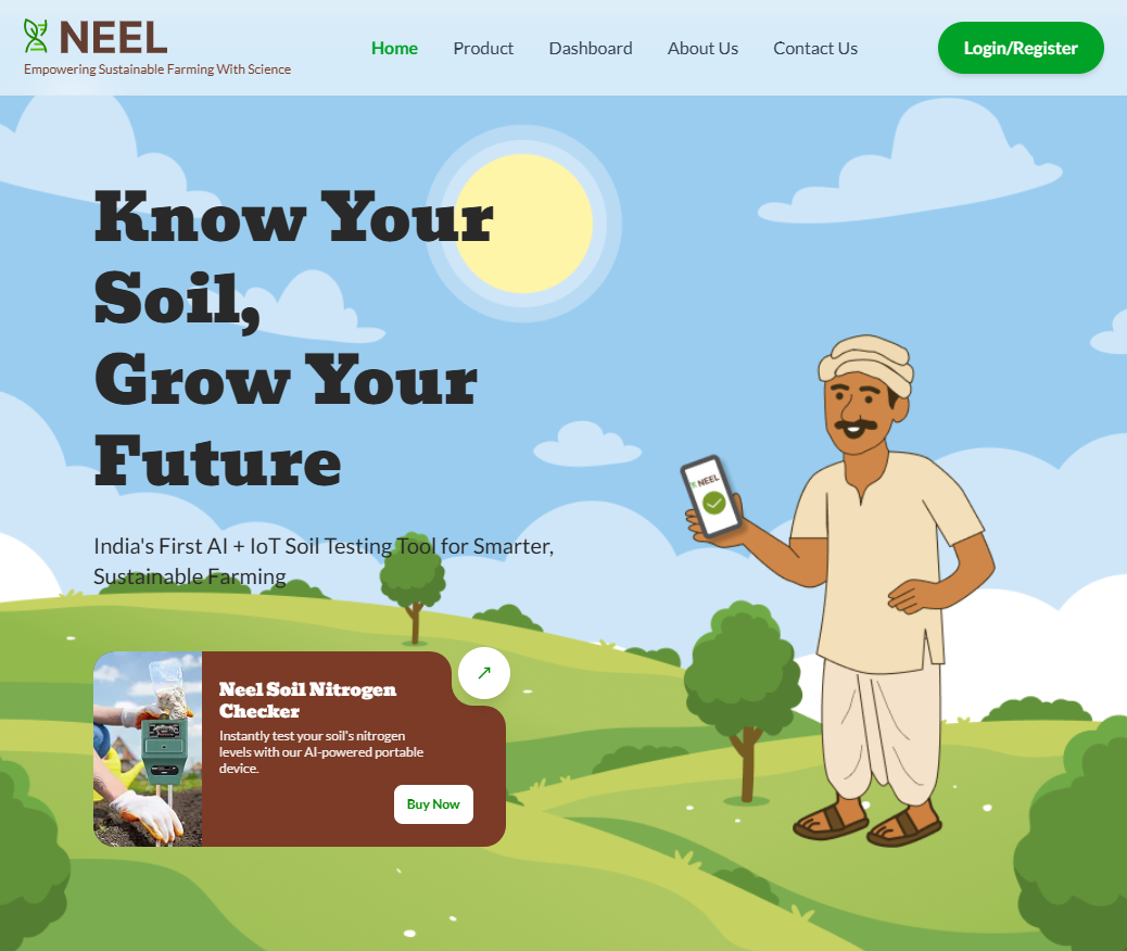 Neel — AI and IoT soil testing platform for sustainable farming